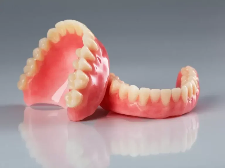 Full upper and lower dentures